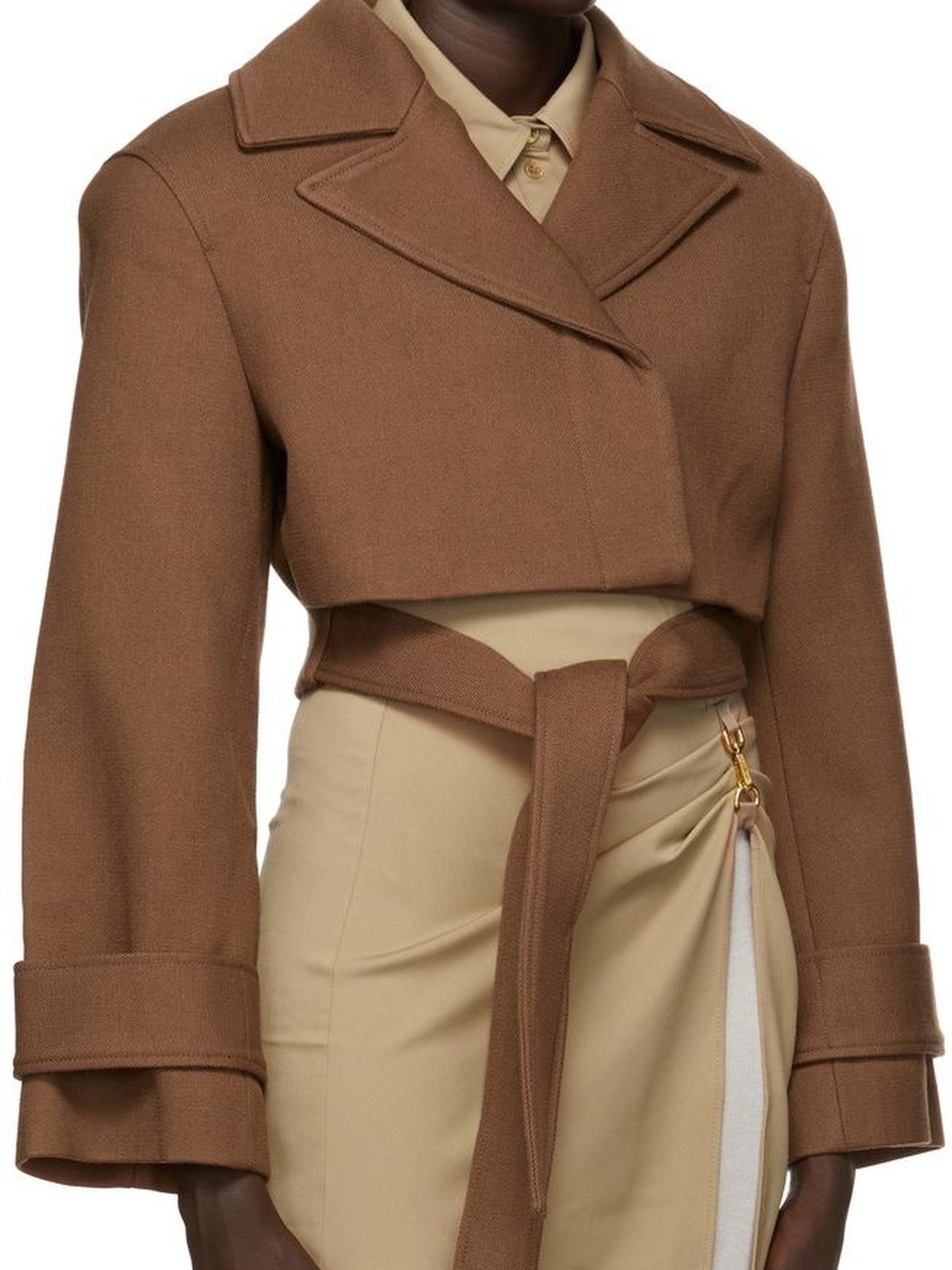 Veste Picchu en laine - Brown