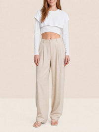 WHITE LE DOUBLE TSHIRT