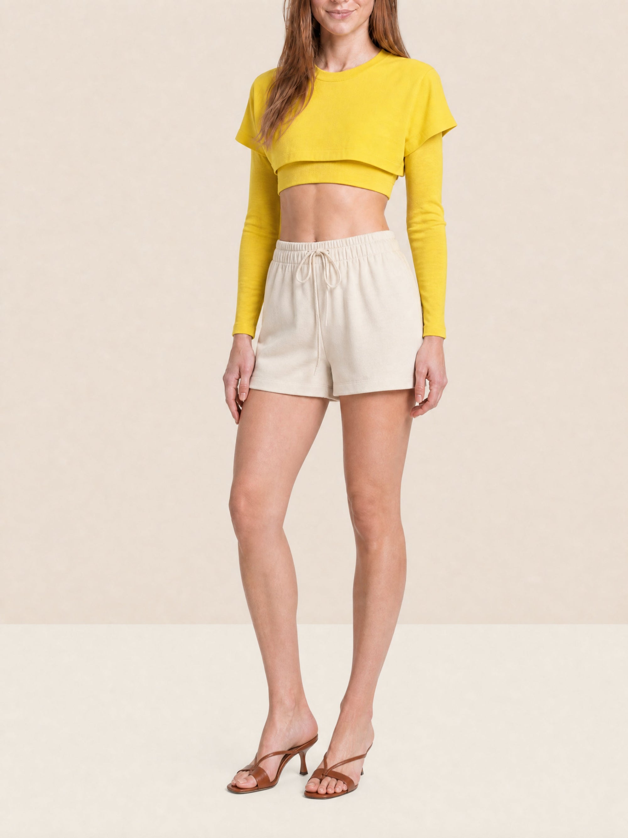 YELLOW LE DOUBLE TSHIRT