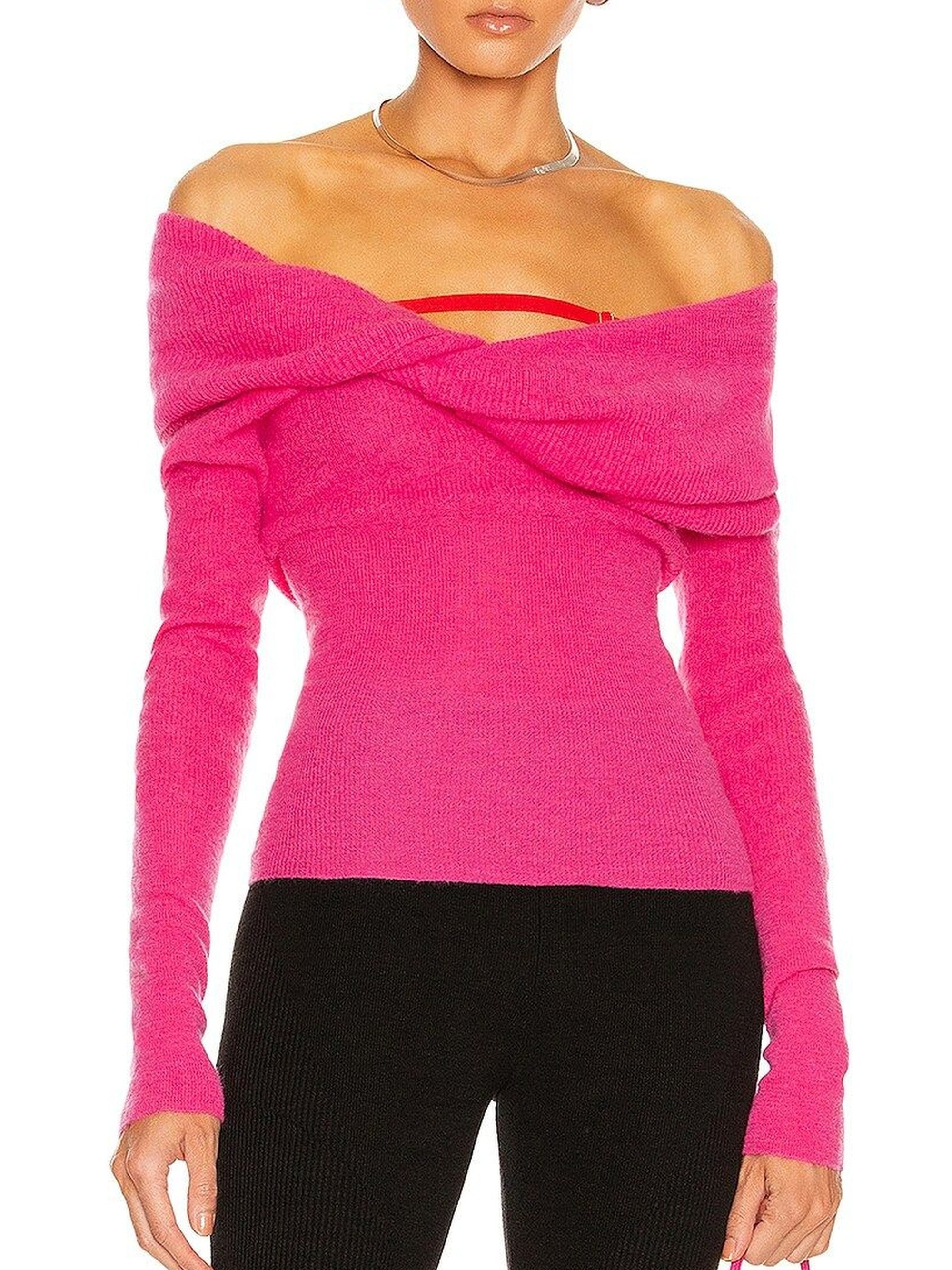 Pull Ascua en laine - Pink