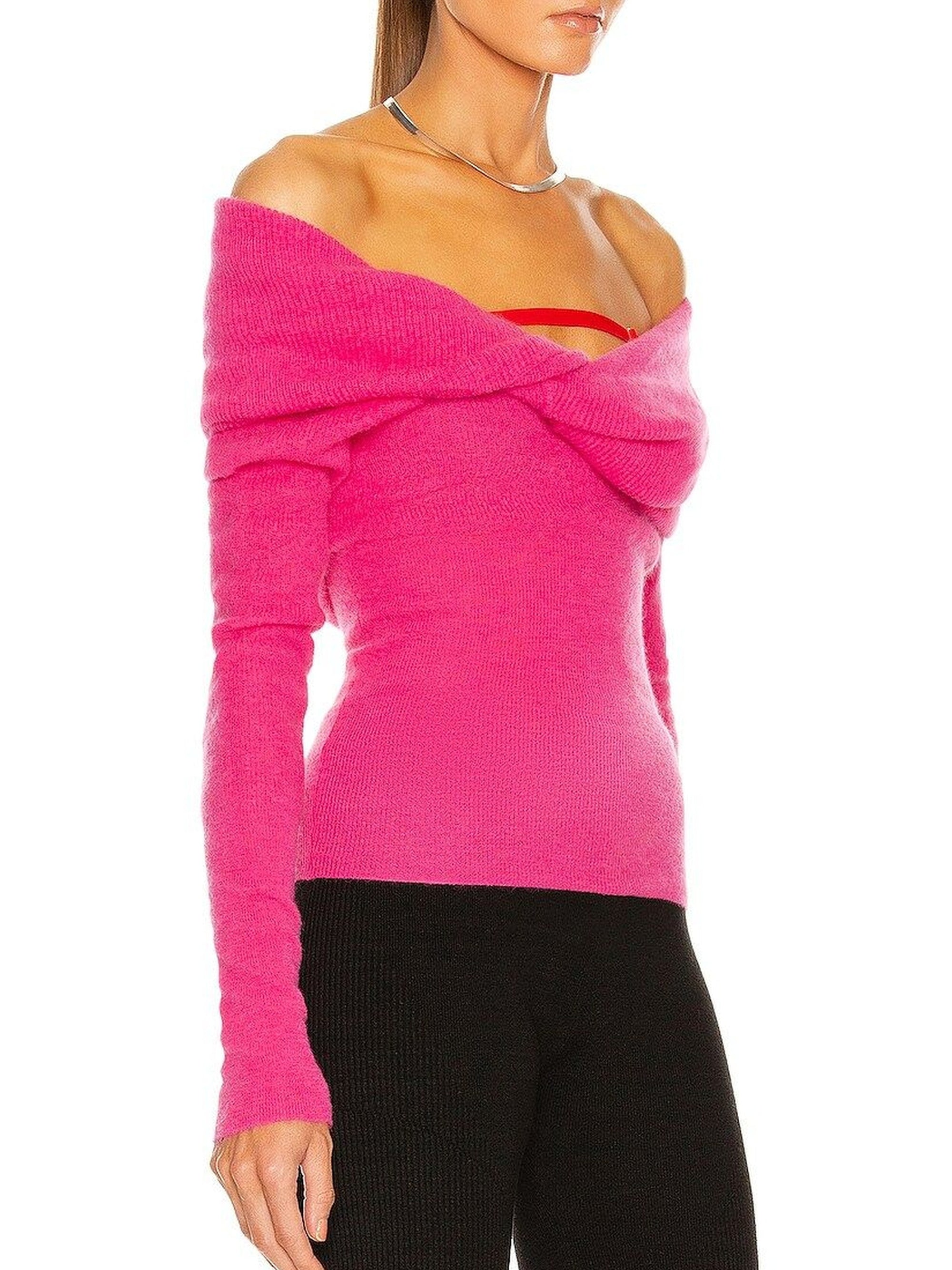 Pull Ascua en laine - Pink