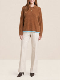 Polo Neve en maille - Brown
