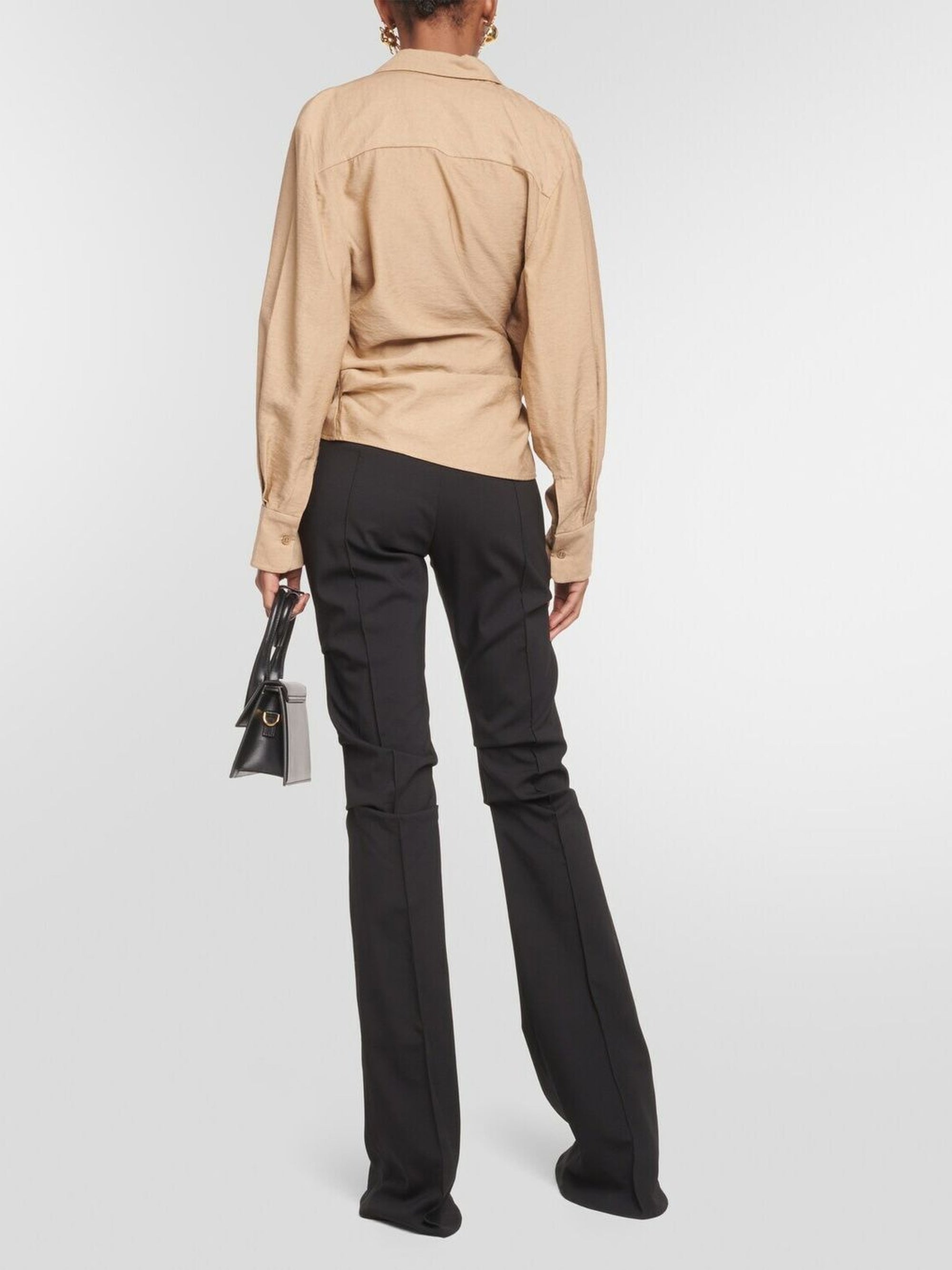 Chemise Bahia drapée - Beige