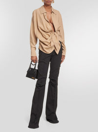 Chemise Bahia drapée - Beige