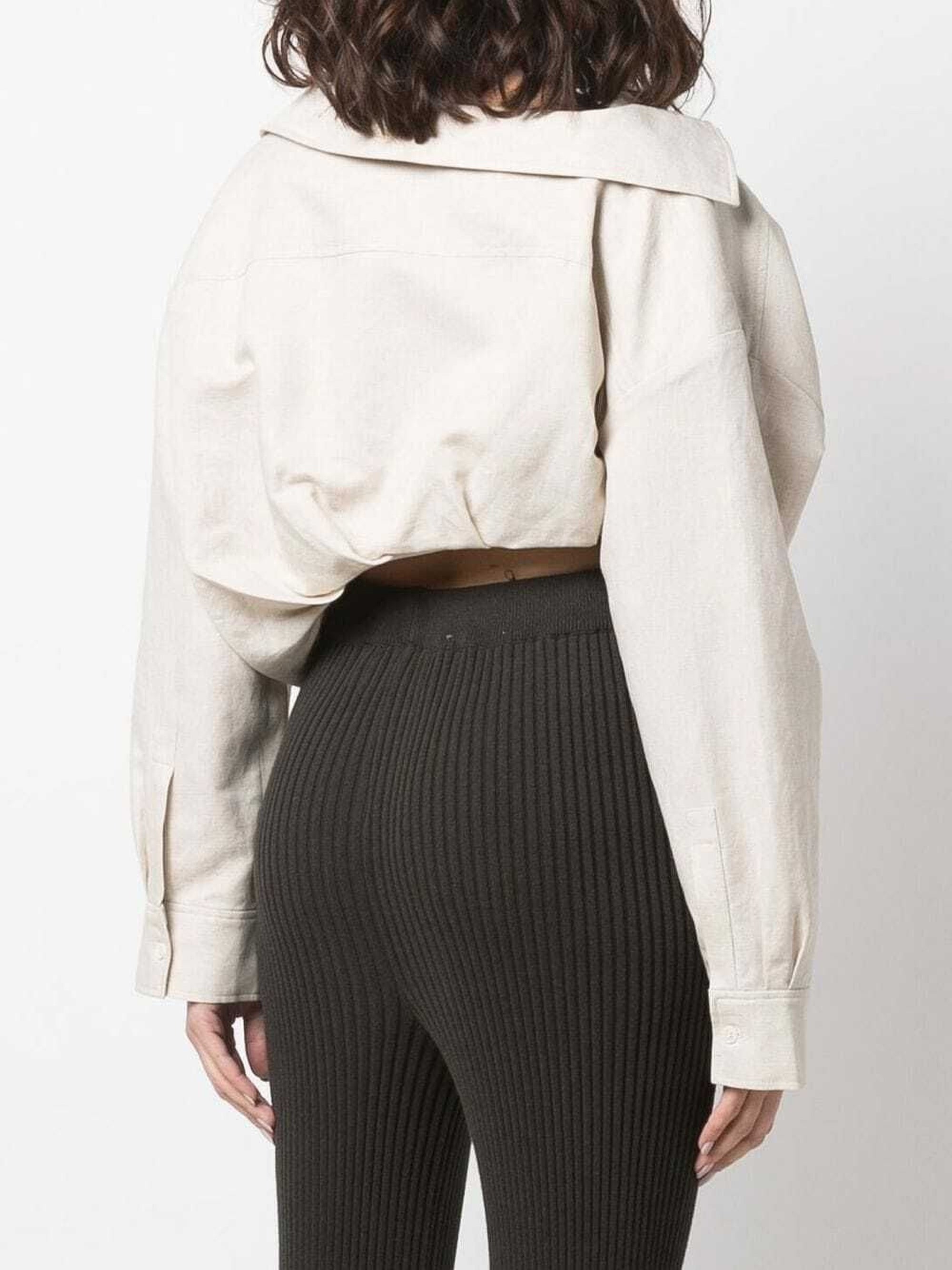 Chemise Mejean twistée - White
