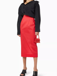 Chemise Mejean twistée - Black