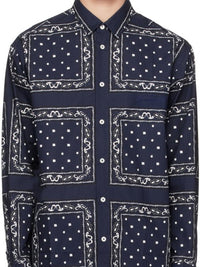 Chemise Baou imprimée - Navy Paisley