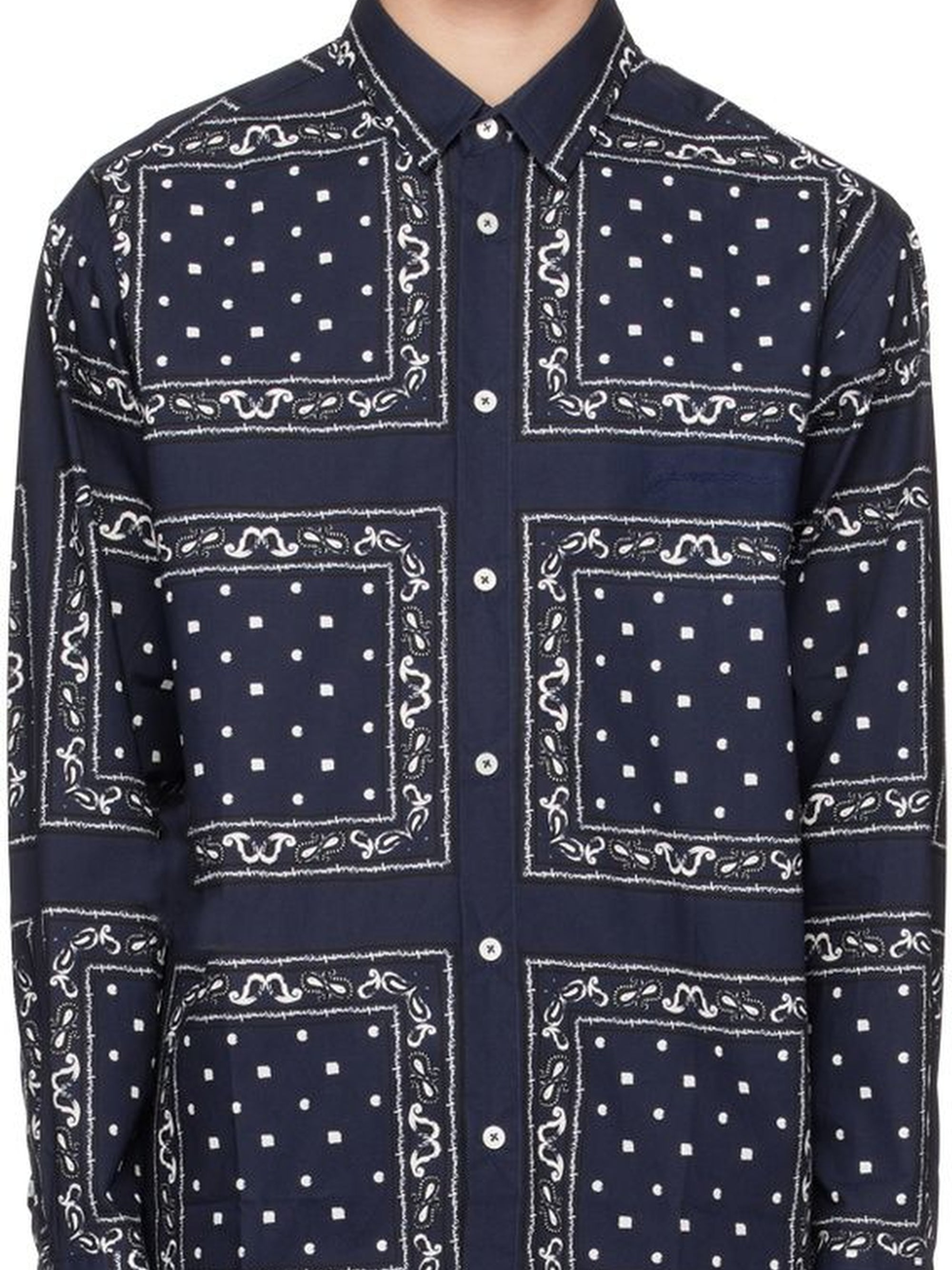 Chemise Baou imprimée - Navy Paisley