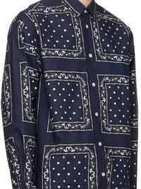 Chemise Baou imprimée - Navy Paisley