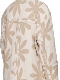 PRINT BEIGE LE MANTEAU MONTAGNE