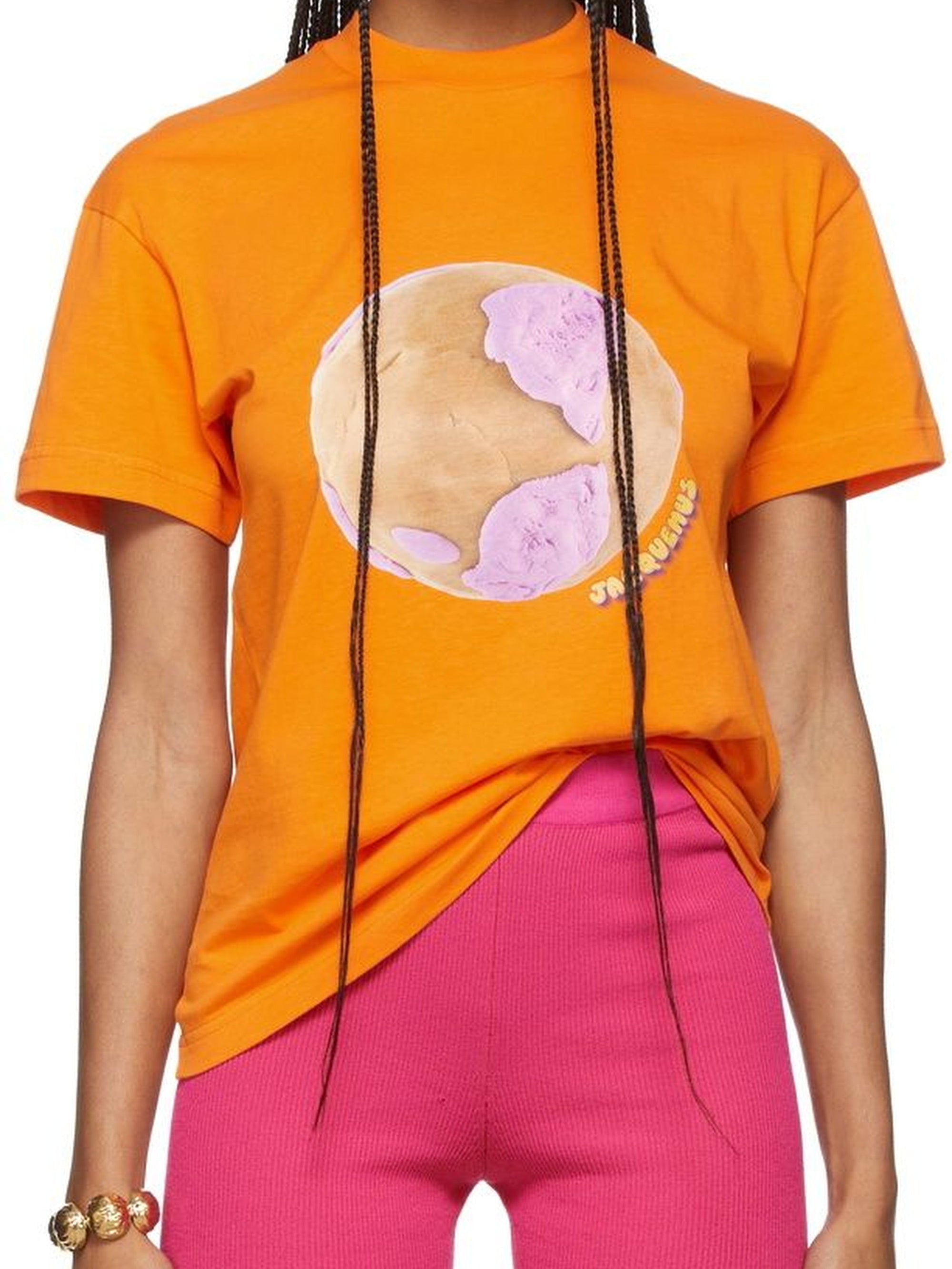 PRINT ORANGE 2 LE TSHIRT MONDE