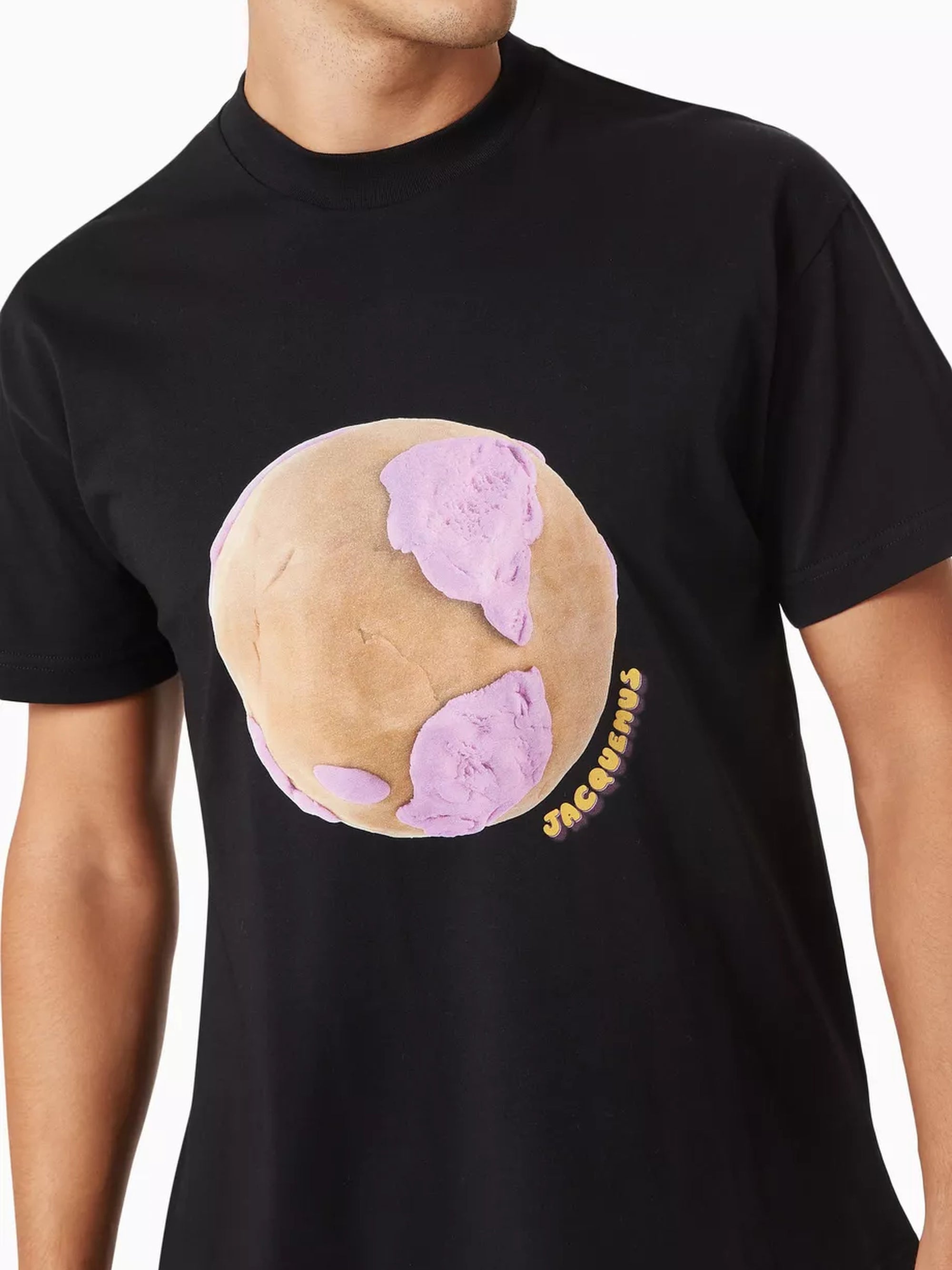 T-shirt à logo Monde - Black