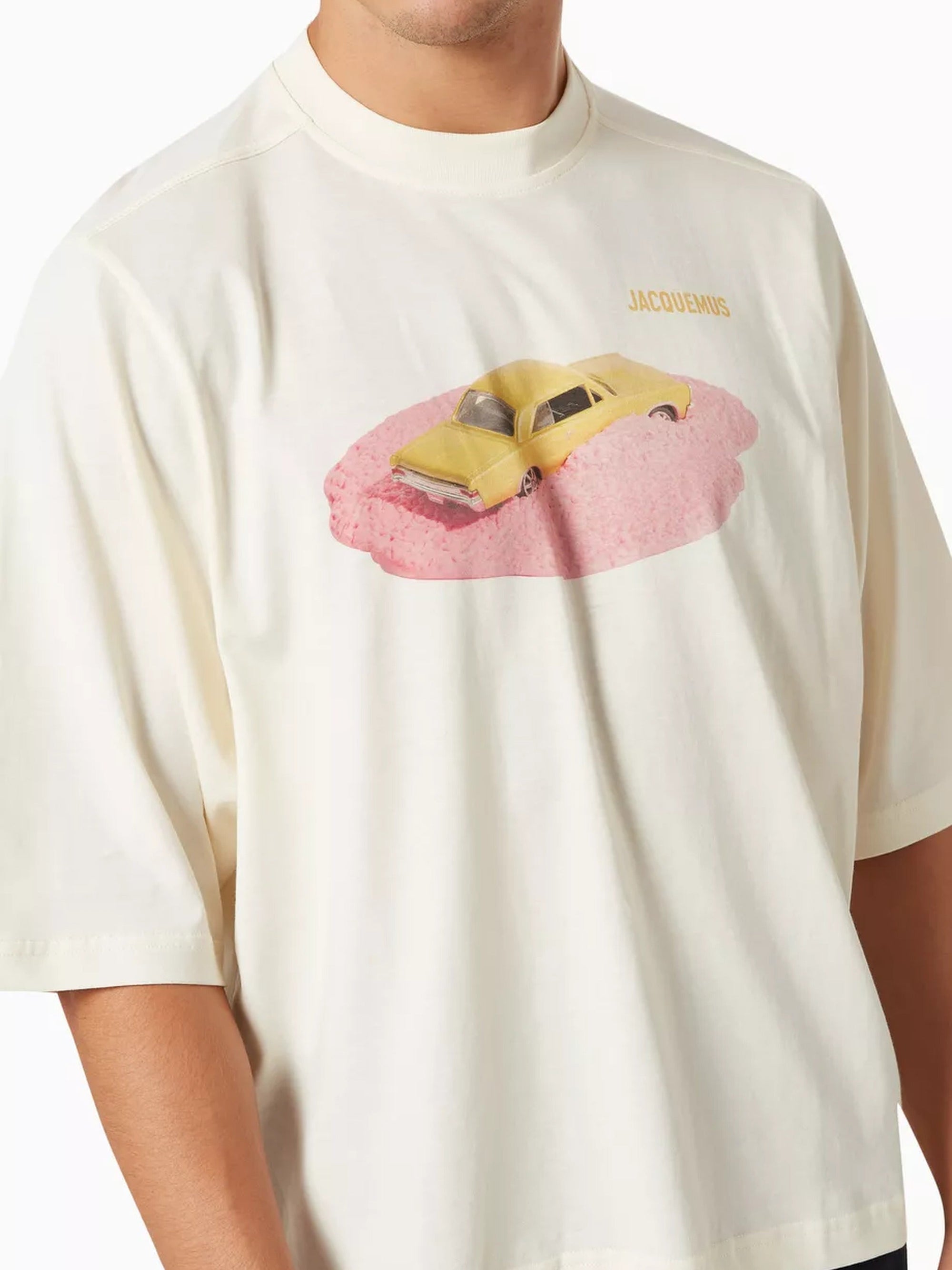 PRINT WHITE LE TSHIRT VOITURE