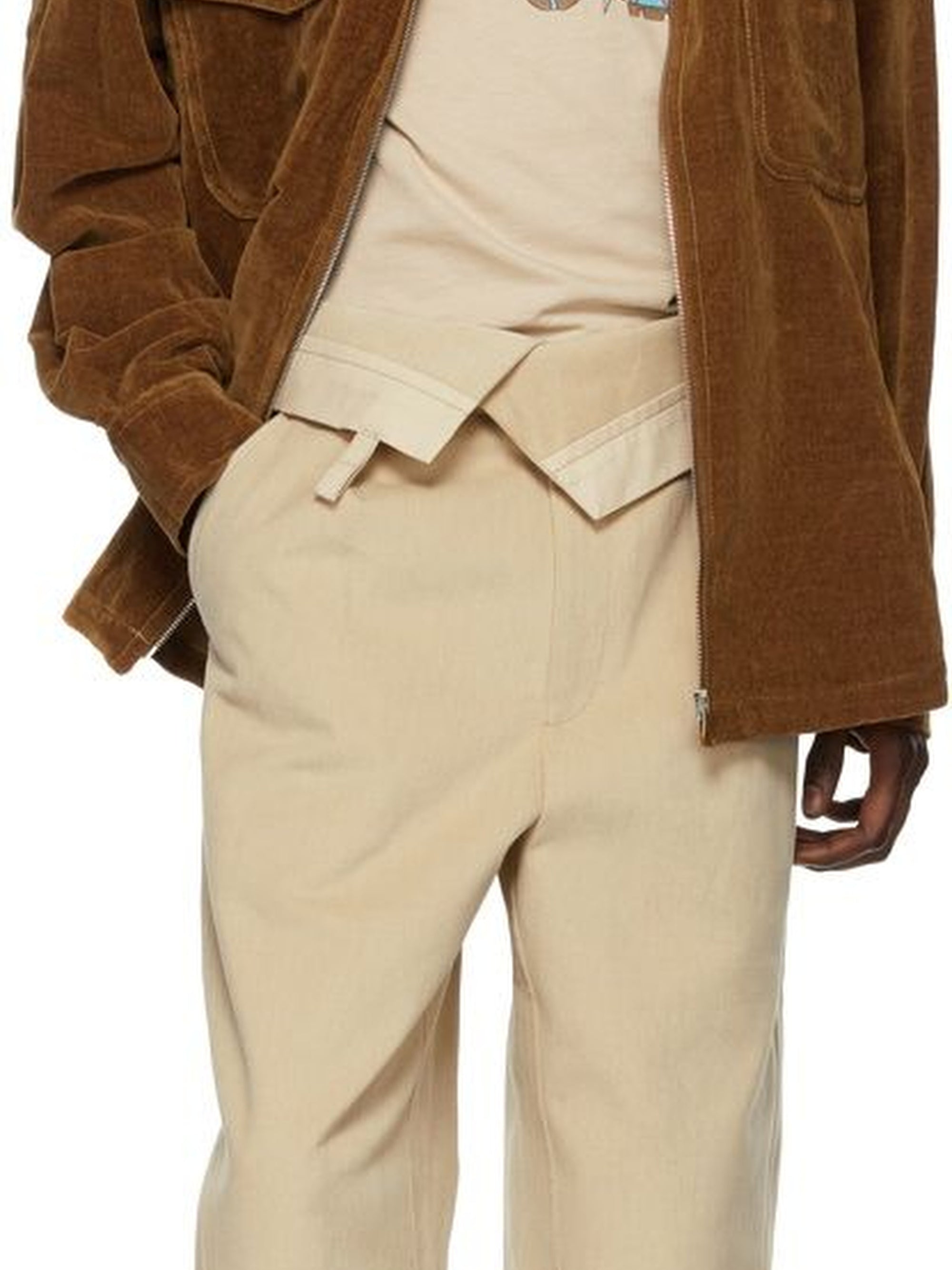 Pantalon Asao à détails - Light Beige