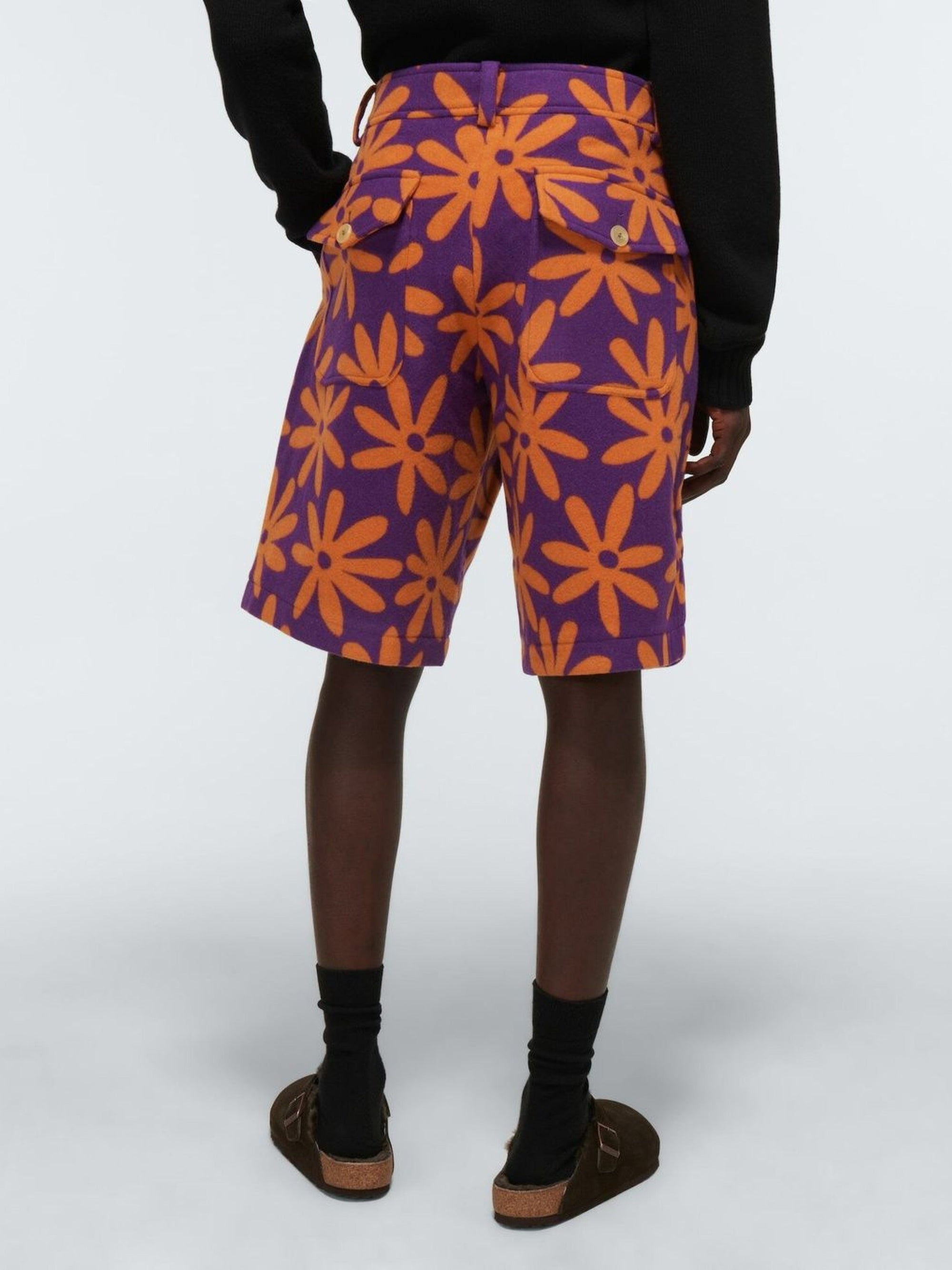 PRINT FLOWER LE SHORT MONTAGNE