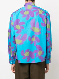 Chemise Simon imprimée - Purple Flowers