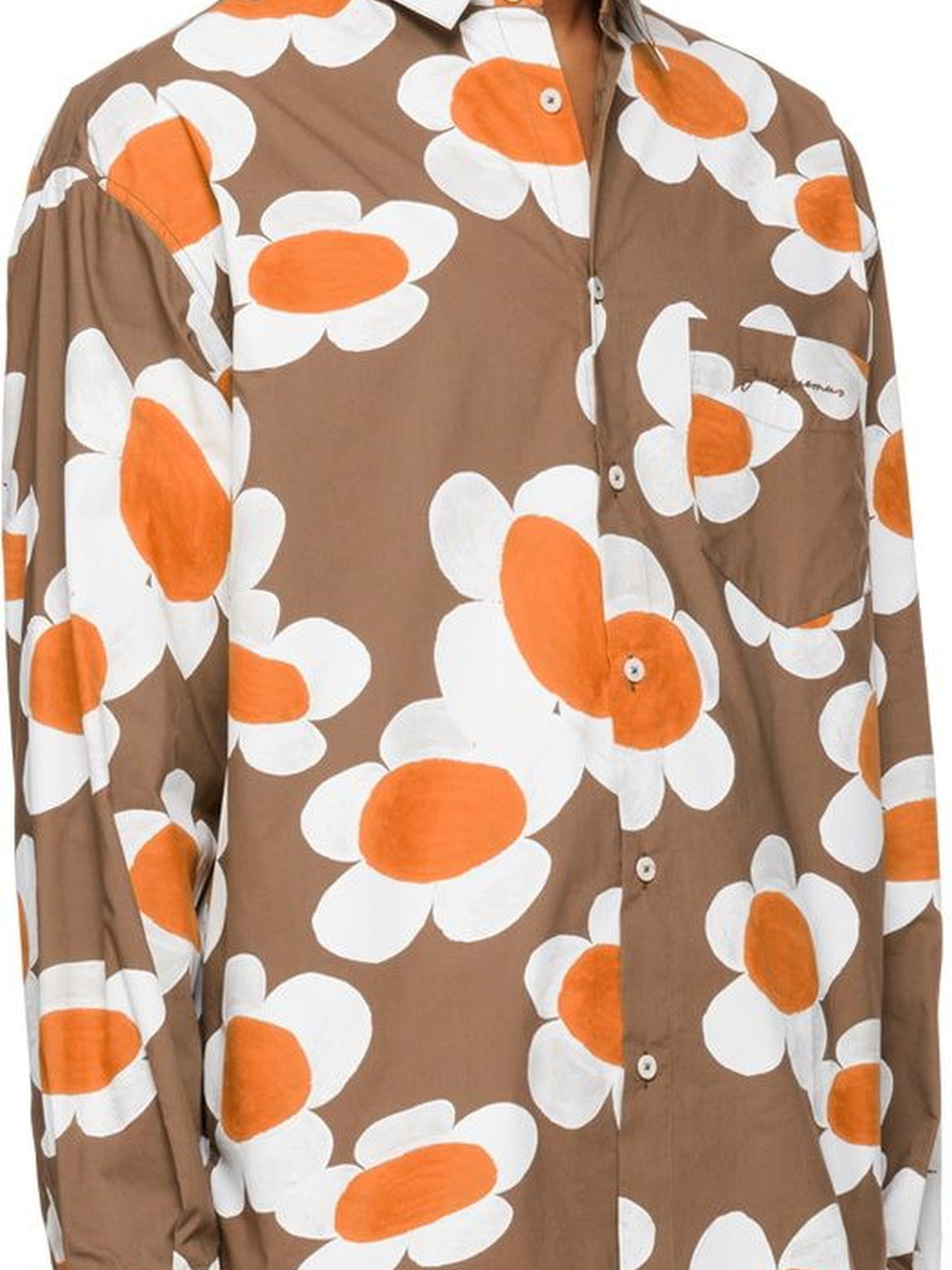 PRINT FLOWERS 70S LA CHEMISE SIMON
