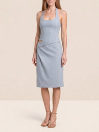 Robe courte Hielo dos nu en laine - Light Blue