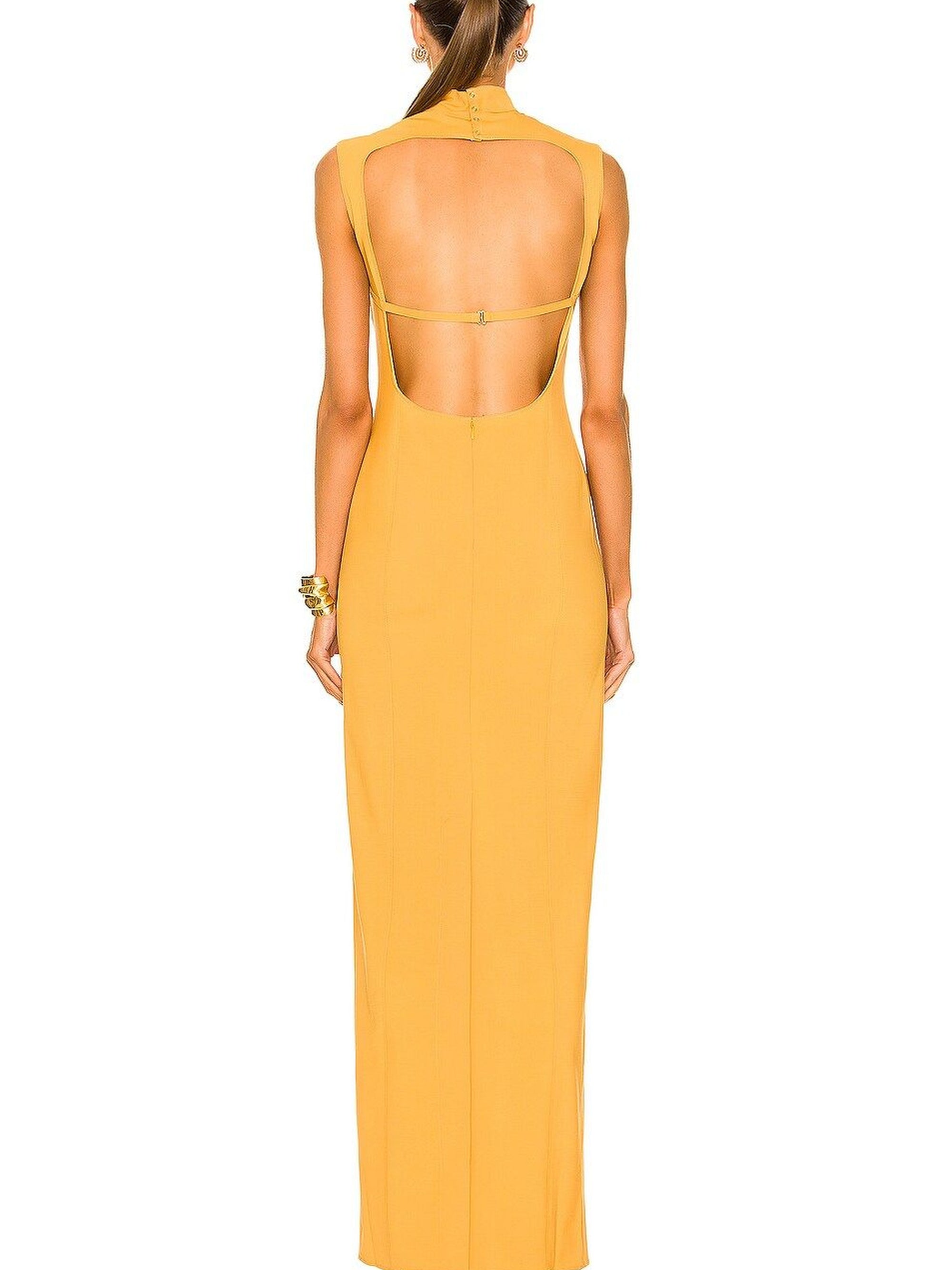 Robe Palmi en laine - Orange