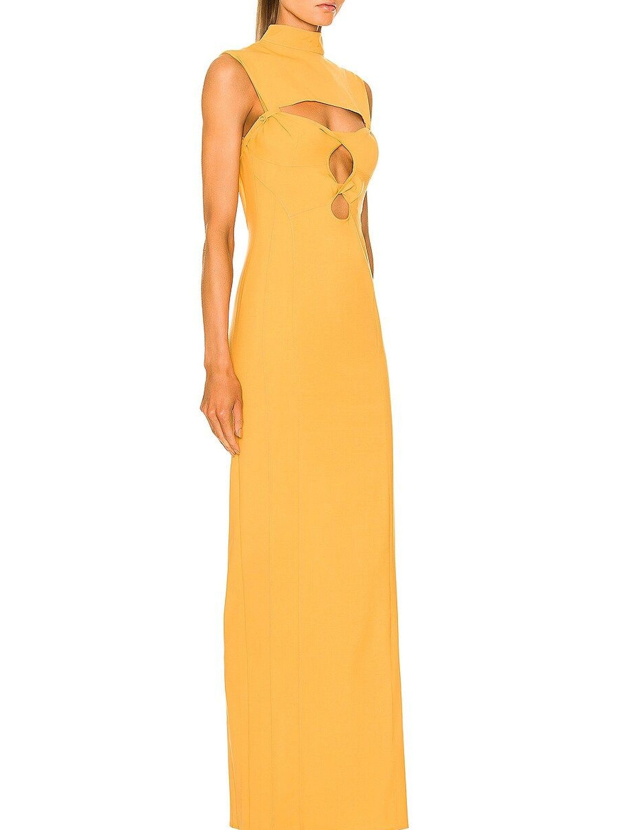Robe Palmi en laine - Orange