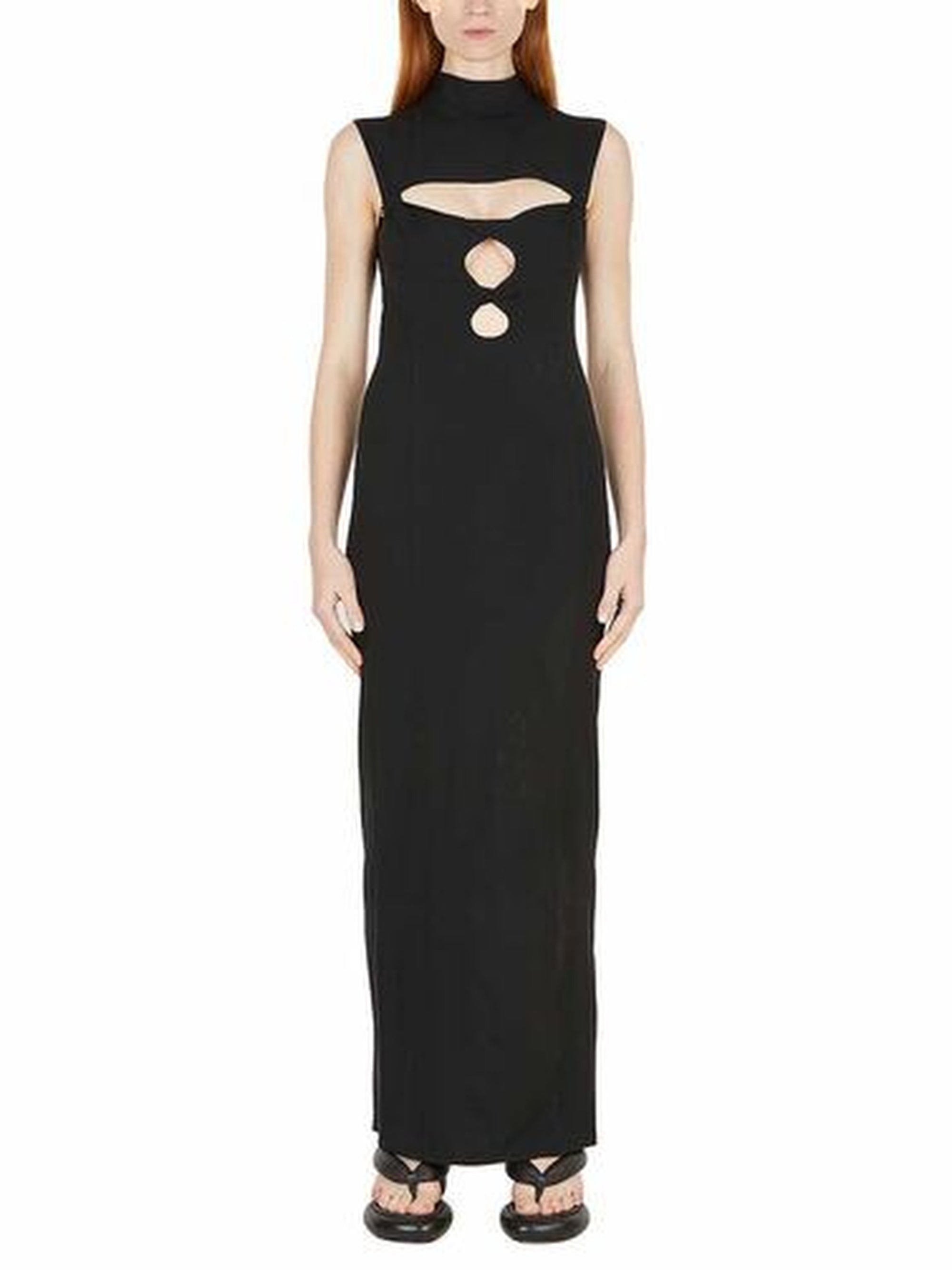 Robe Palmi en laine - Black