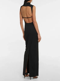 Robe Palmi en laine - Black