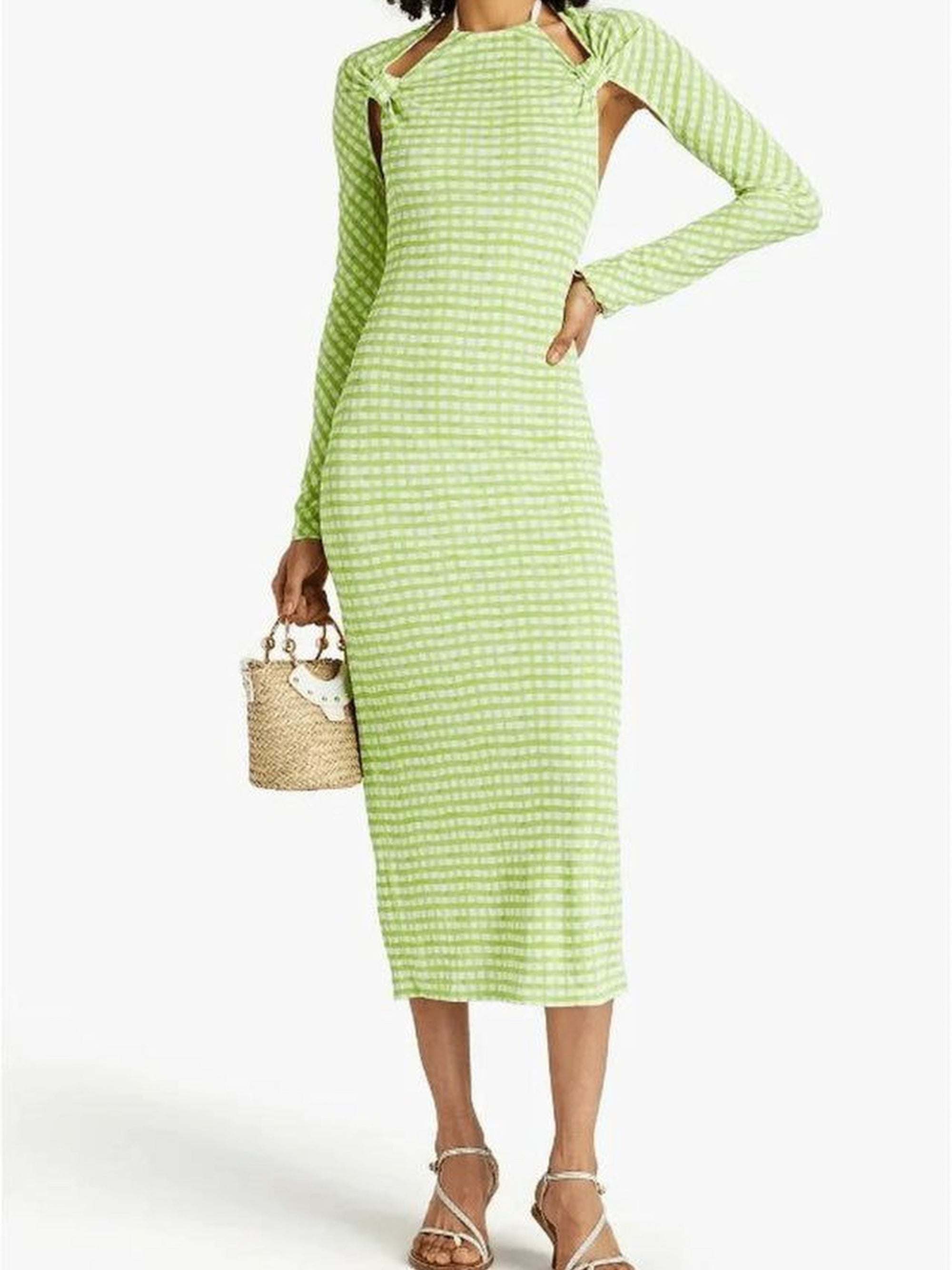 GREEN CHECKS LA ROBE NODI