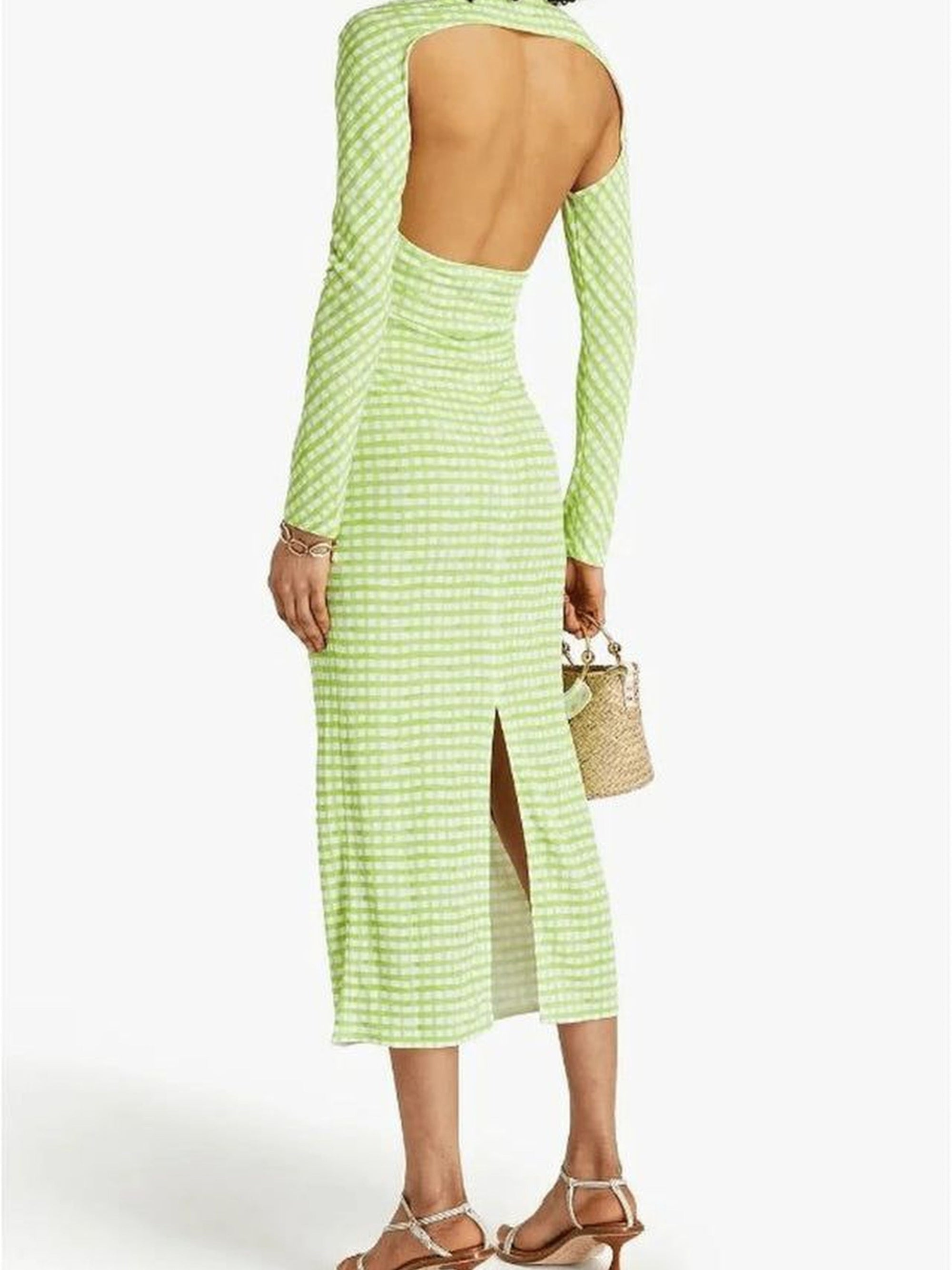 GREEN CHECKS LA ROBE NODI