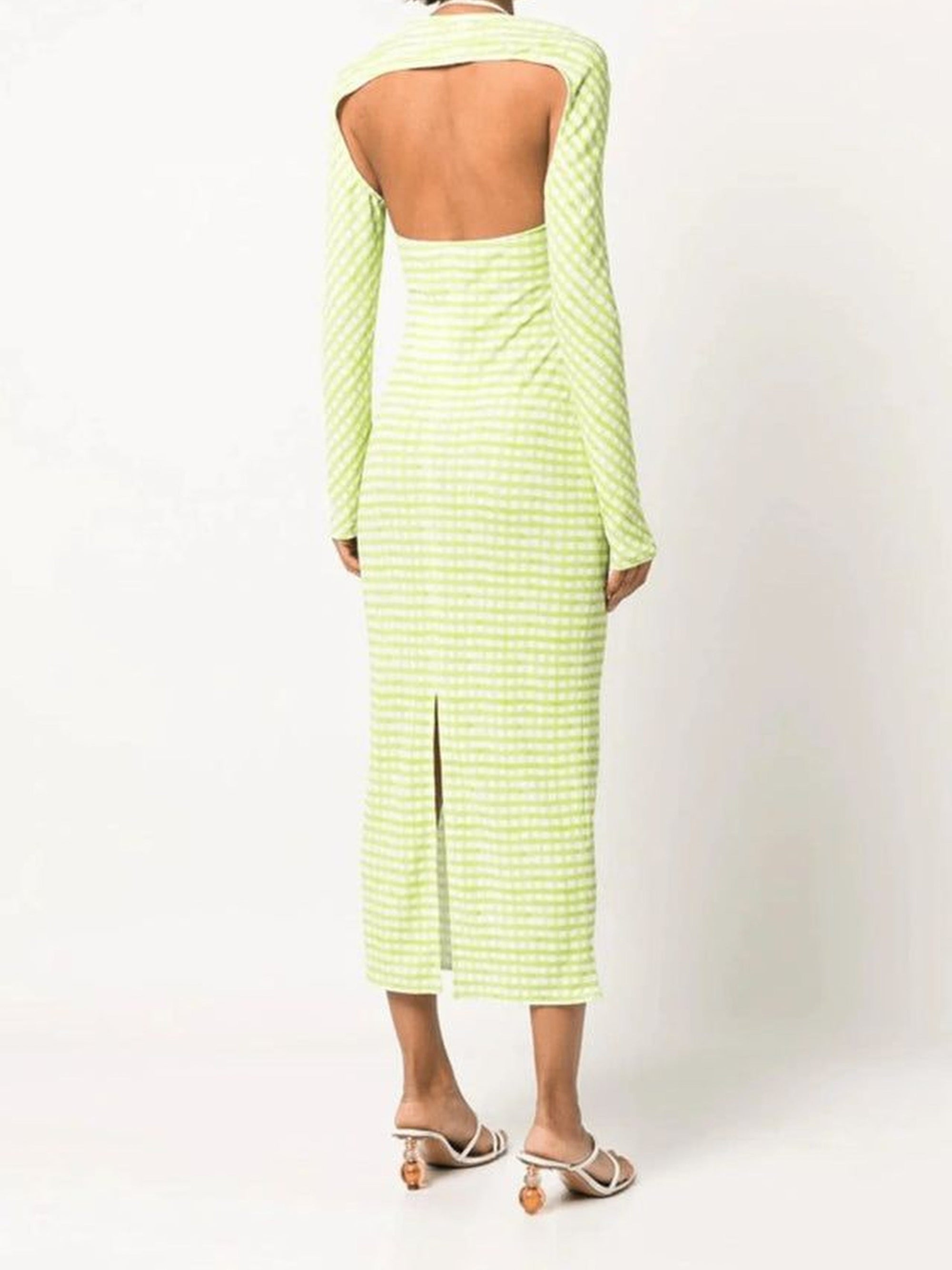 GREEN CHECKS LA ROBE NODI
