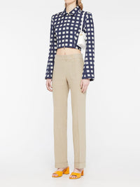 NAVY CHECKS LA VESTE LIMAO