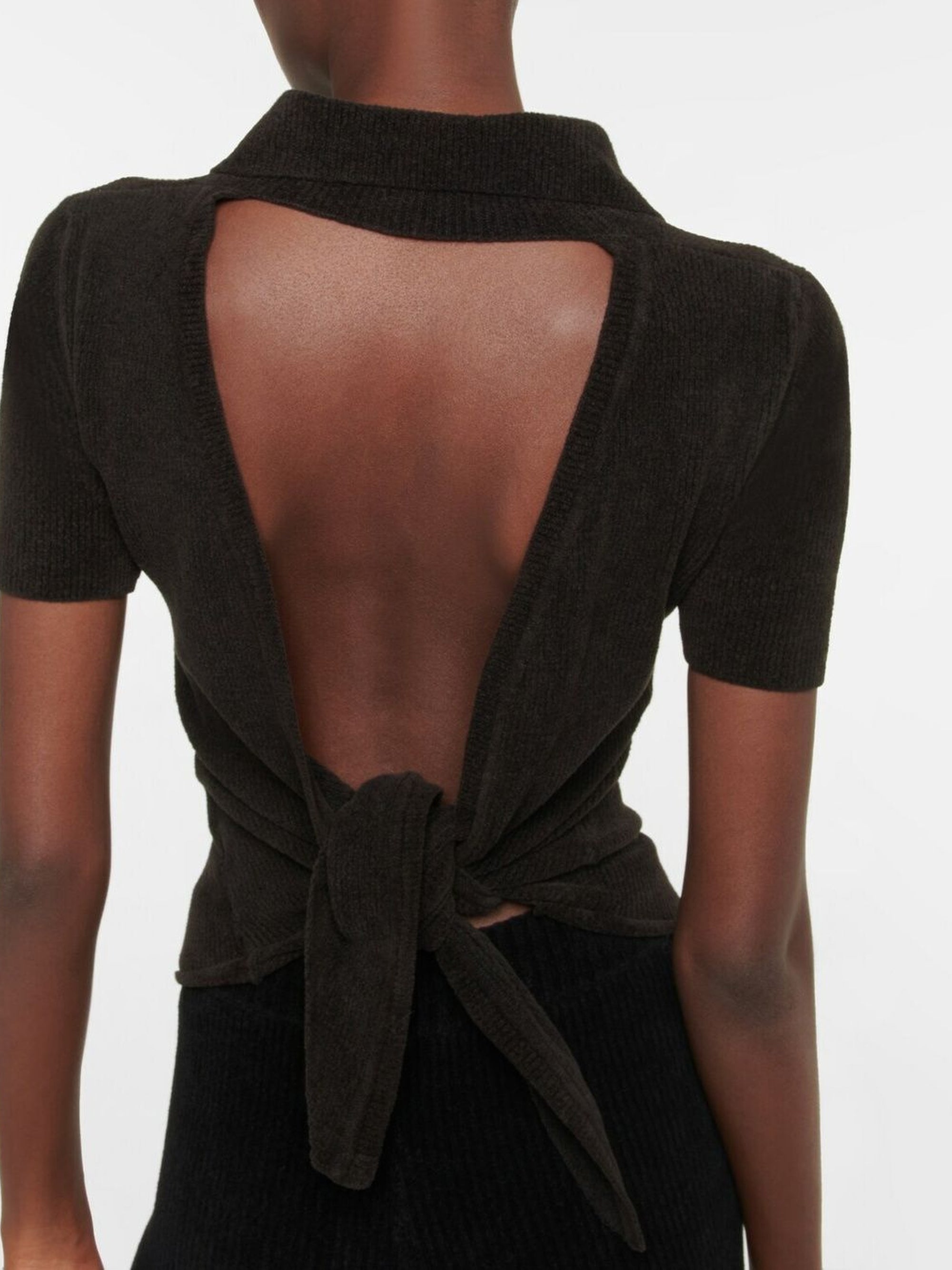 Polo Bagnu à dos noué - Dark Brown