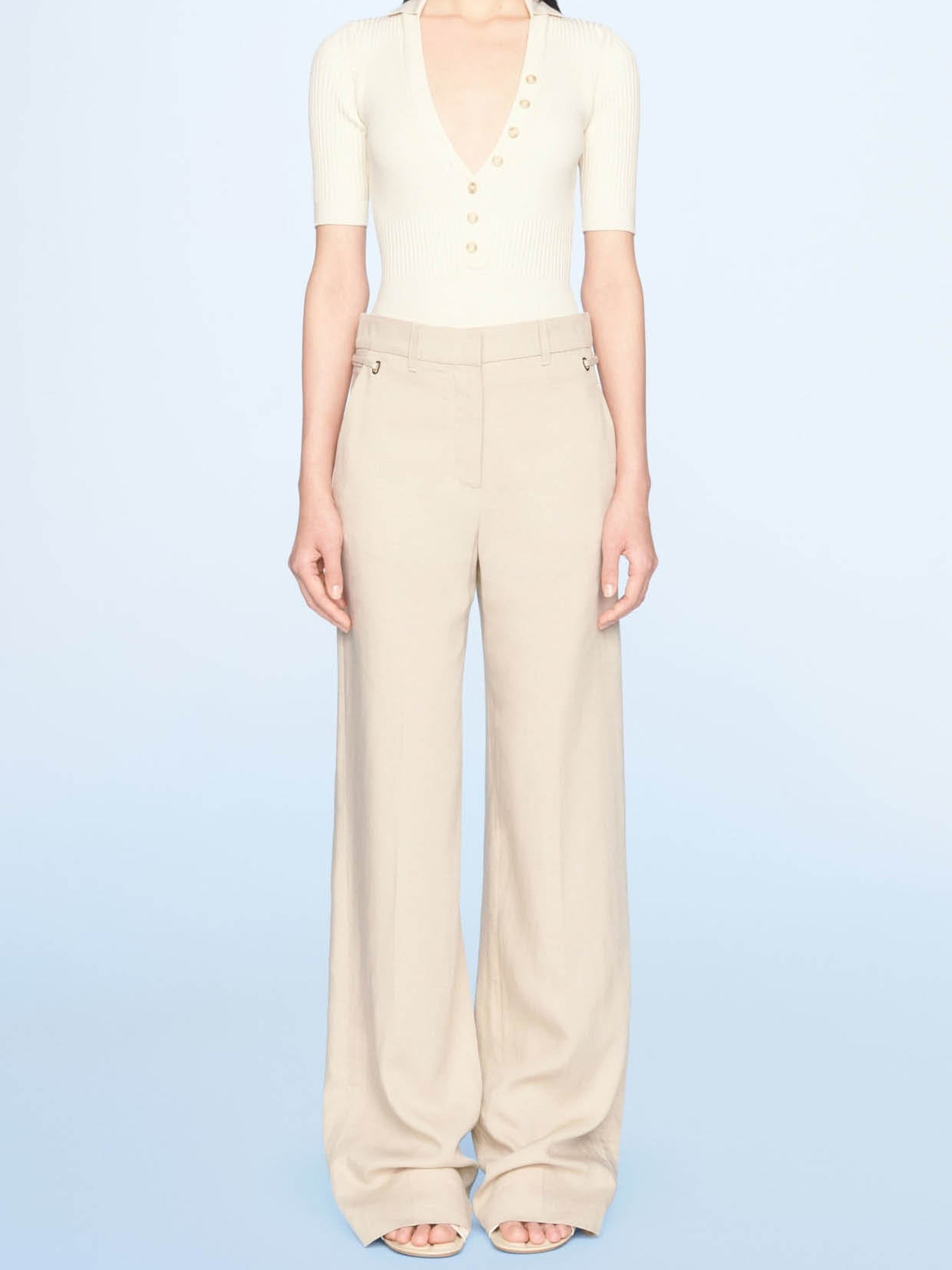 The Marino Trousers - Beige