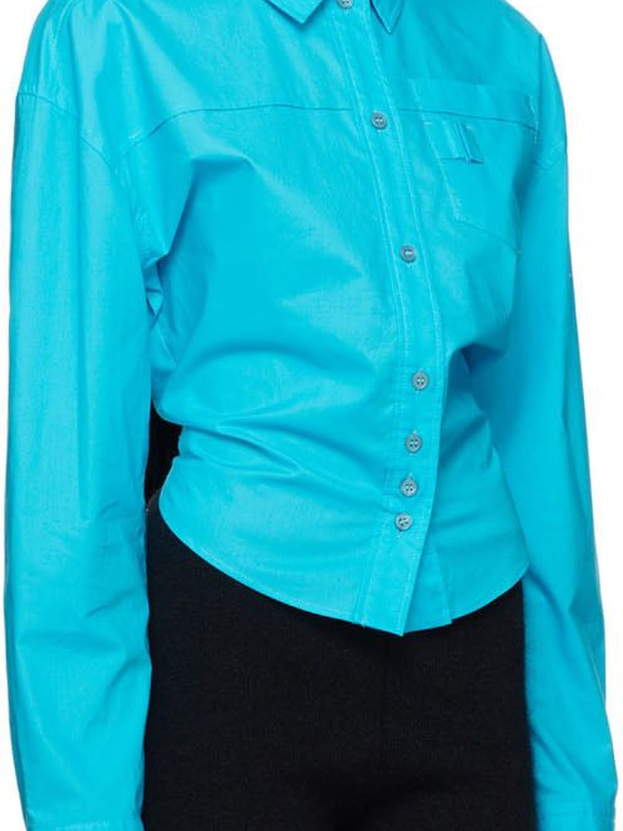 Chemise Aqua cintrée - Turquoise