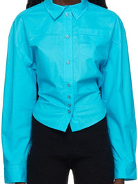 Chemise Aqua cintrée - Turquoise