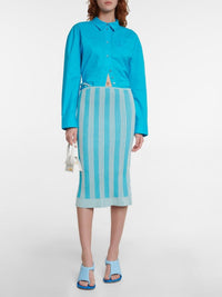 Chemise Aqua cintrée - Turquoise