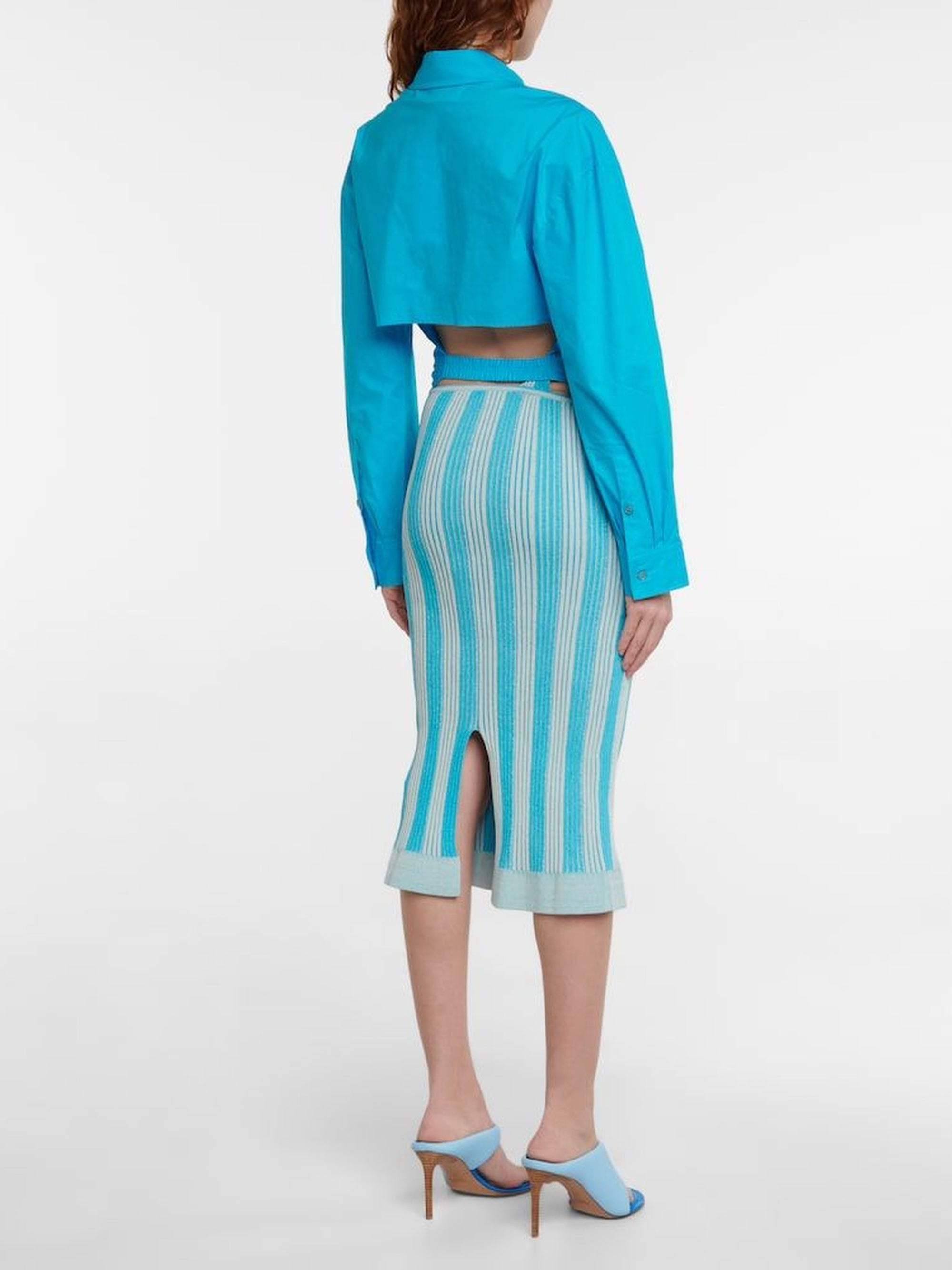 Chemise Aqua cintrée - Turquoise
