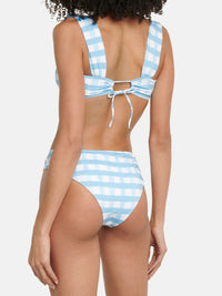 The Vichy Top - Light Blue Checks