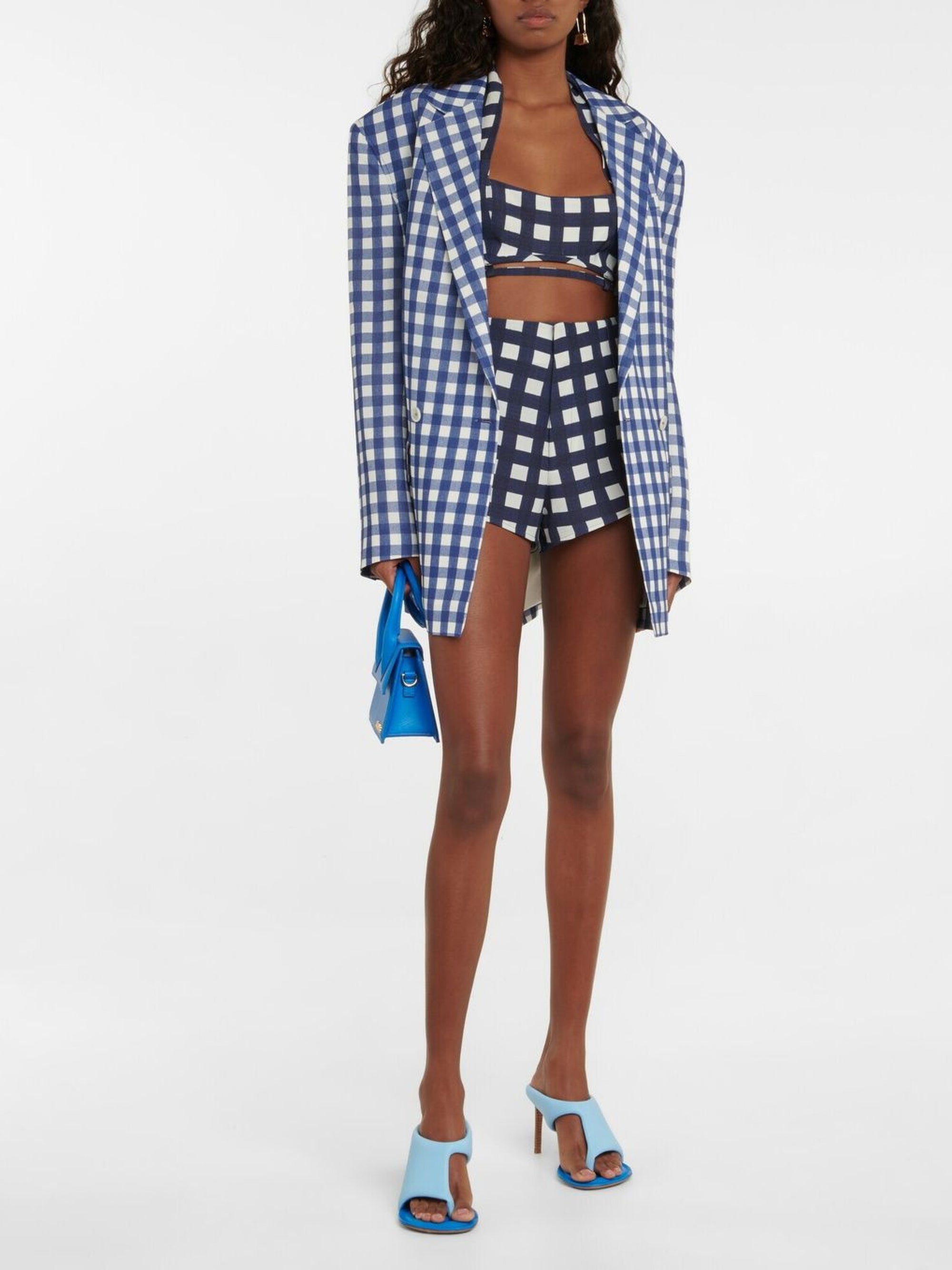 The Limao Top - Navy Checks