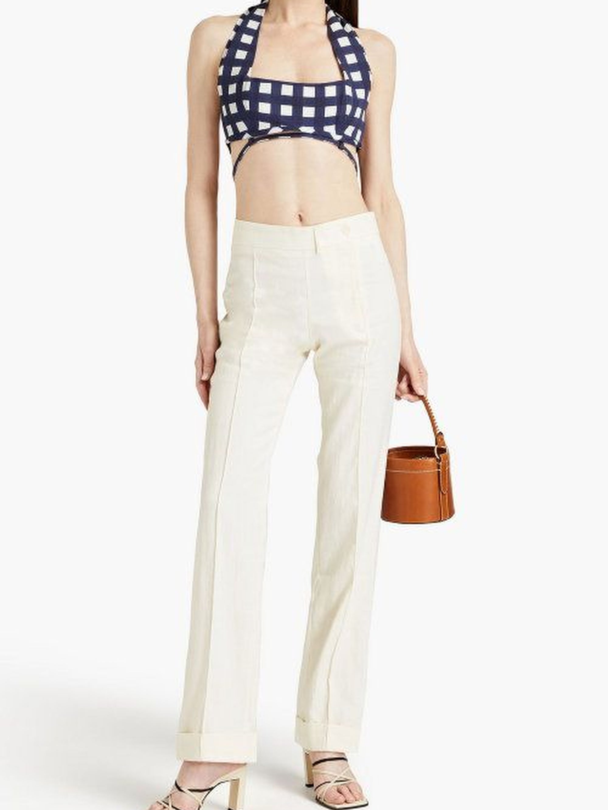 The Limao Top - Navy Checks