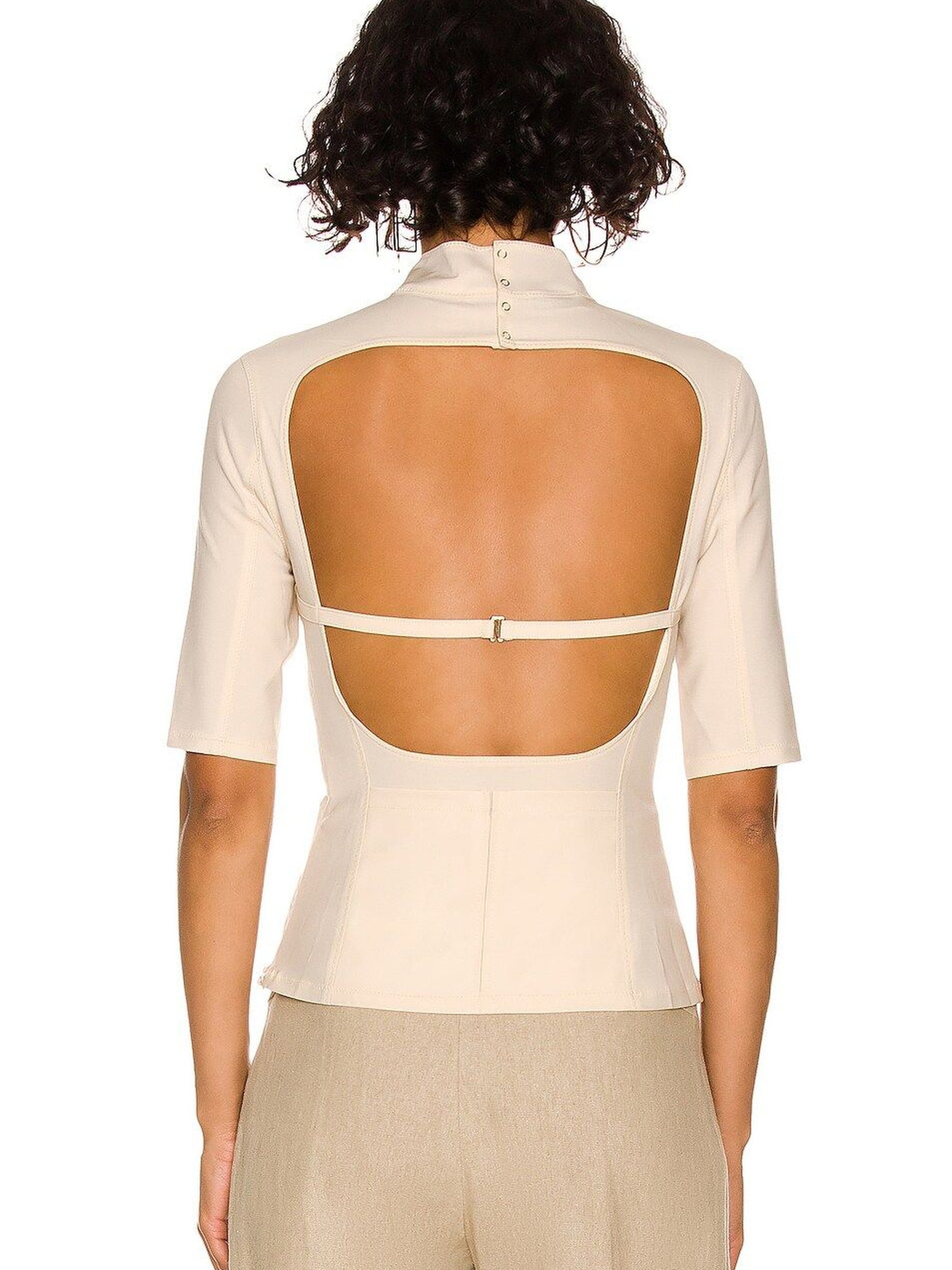 T-shirt Palmi en laine - Off White