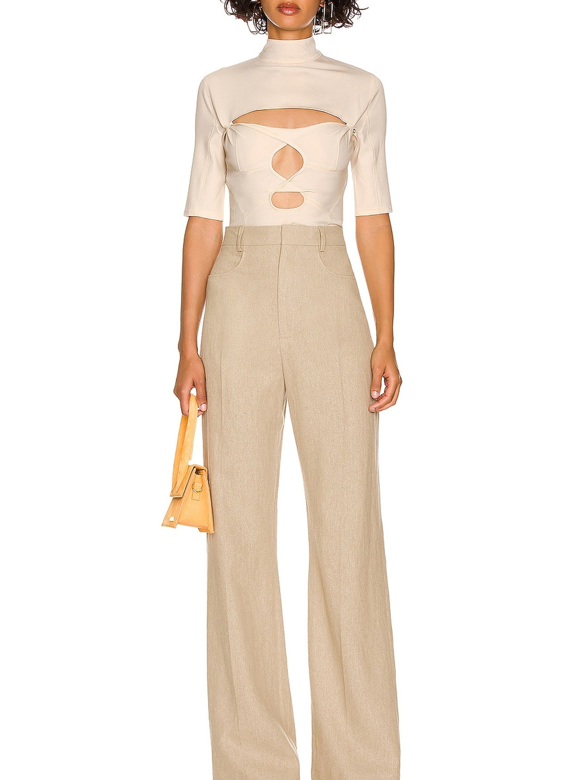 T-shirt Palmi en laine - Off White