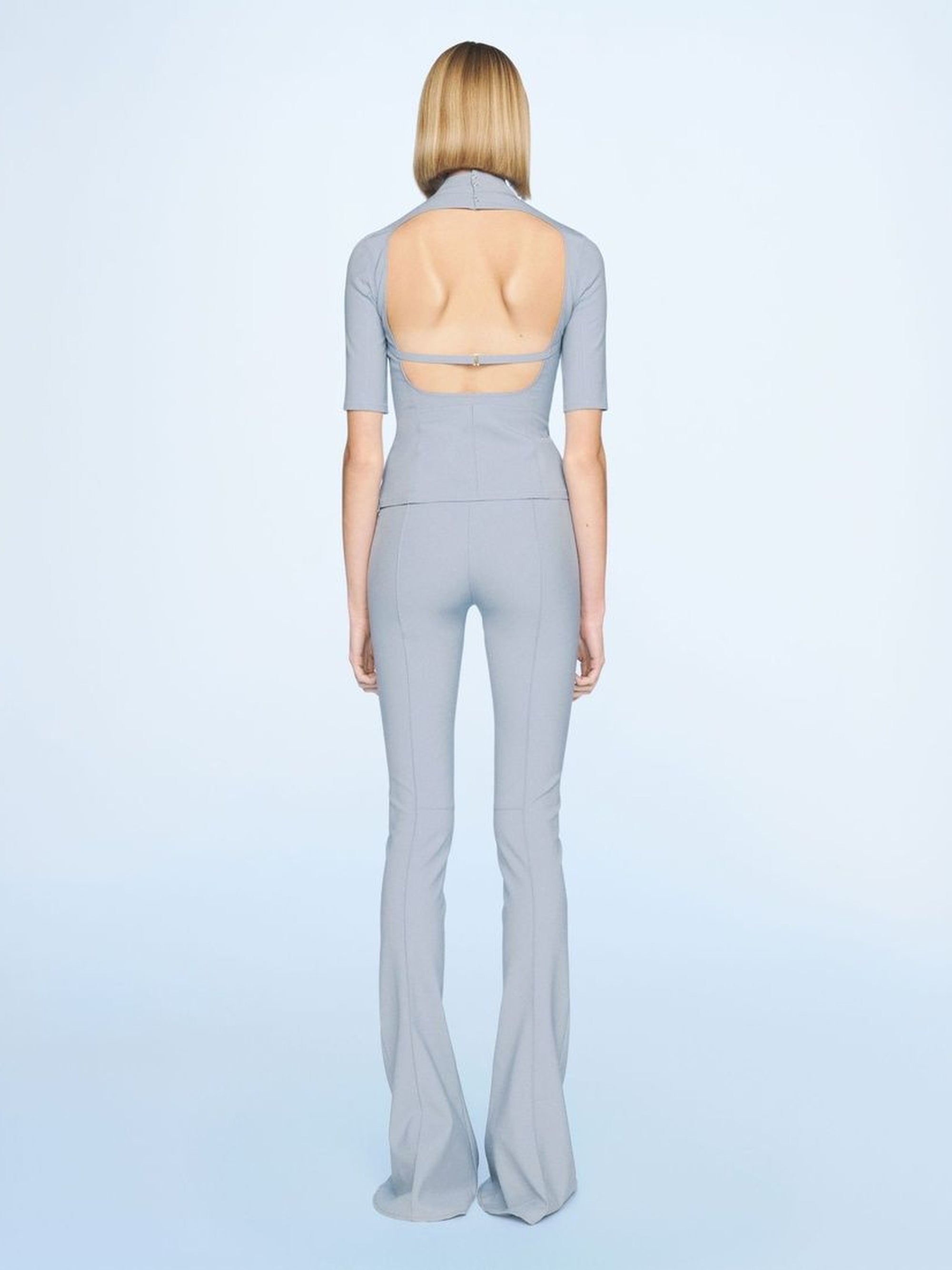 T-shirt Palmi en laine - Light Blue