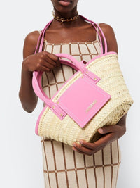 The Small Soli Basket - Dark Pink