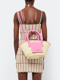 The Small Soli Basket - Dark Pink