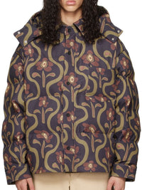 PRINT BROWN FLOWERS LA DOUDOUNE CHEMISE