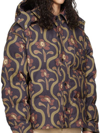 PRINT BROWN FLOWERS LA DOUDOUNE CHEMISE
