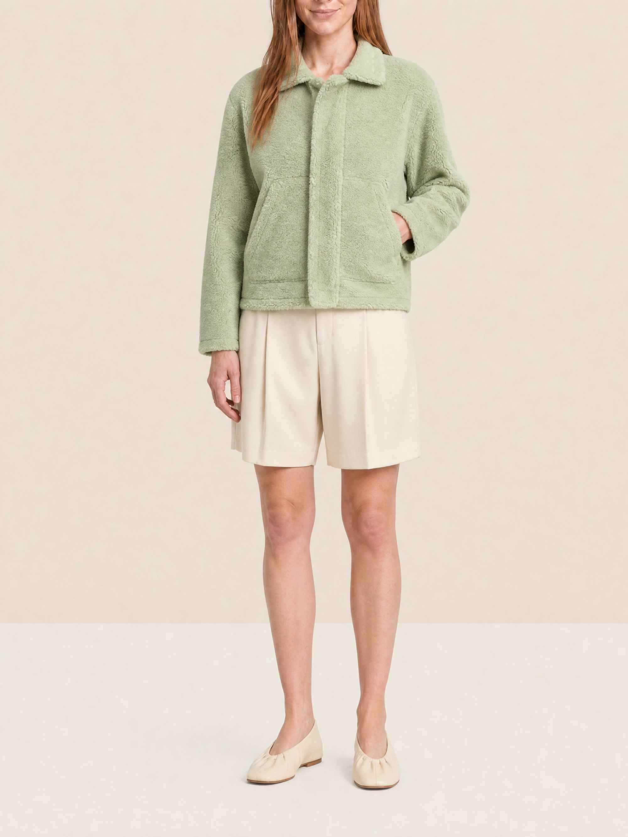 LIGHT GREEN LE MANTEAU PASTRE