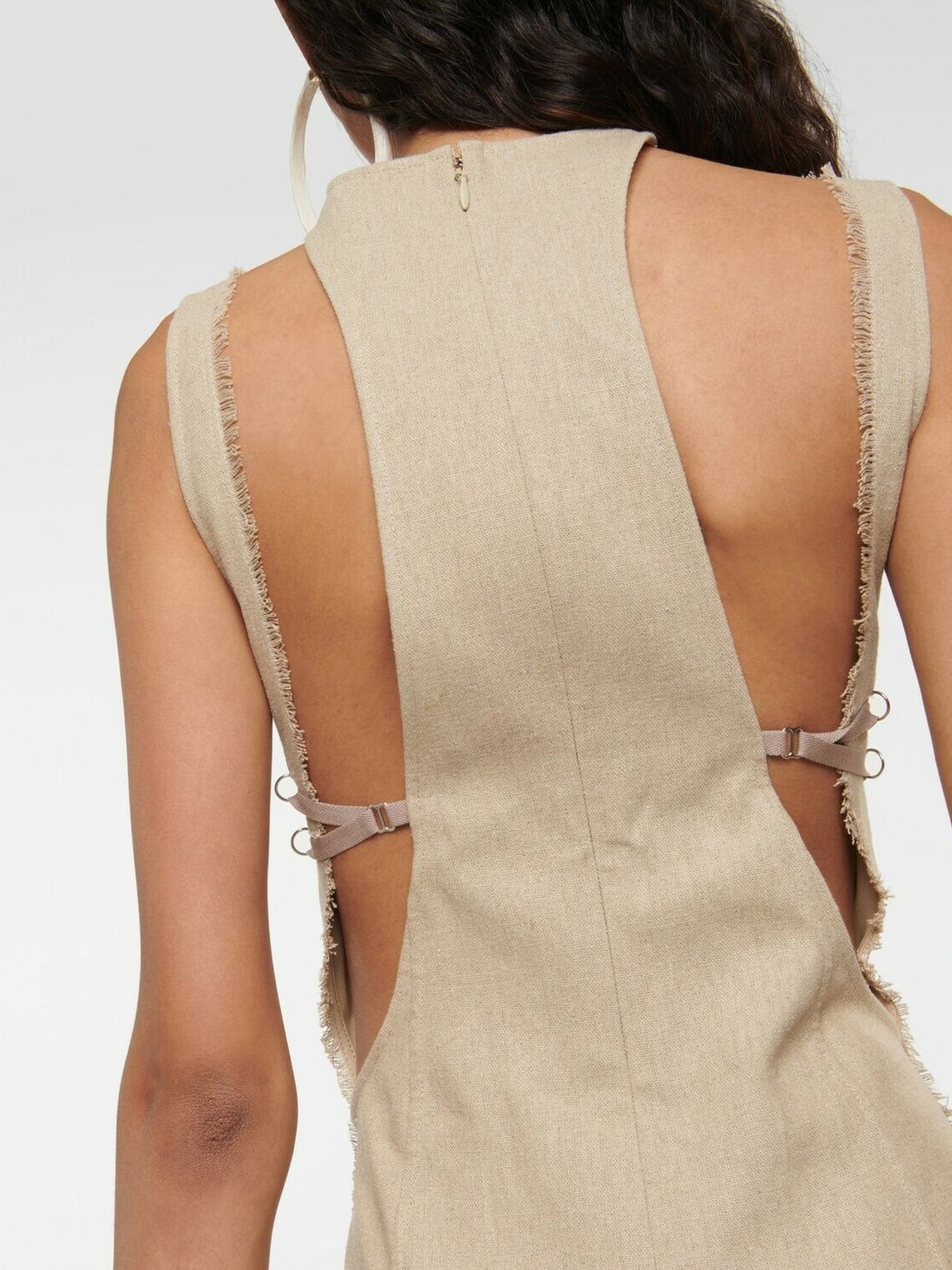 Robe Sagiu en lin - Beige