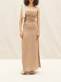 BEIGE LA ROBE GAUA