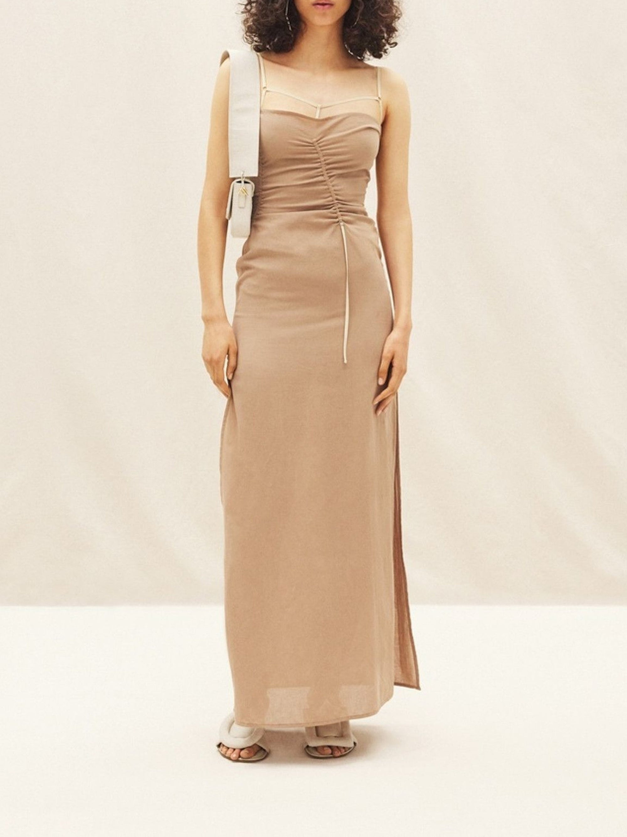 BEIGE LA ROBE GAUA